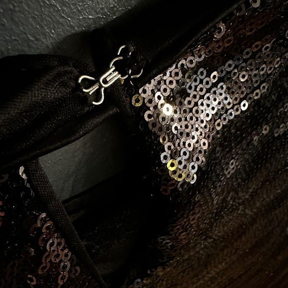 NWT the limited black zebra sequin blouse | size large - Picture 7 of 7